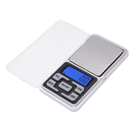 MH-100 500 gx 0,1 g Mini balance électronique portable numérique de haute précision pour téléphone portable Balance avec écran LCD de 1,6 pouces, 500 g/0,1 g