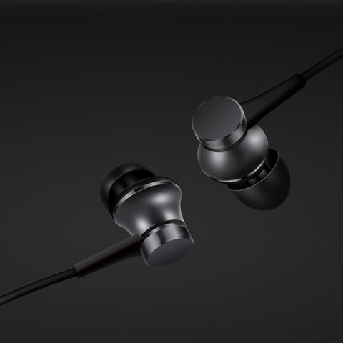 Cuffie intrauricolari originali Xiaomi Mi Auricolari base con controllo via cavo + microfono, supporto per rispondere e rifiutare chiamate