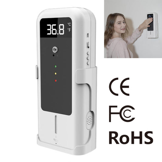 Termometro a infrarossi YAD-001 + Dispenser automatico per sterilizzazione con sensore a infrarossi con supporto per treppiede, YAD-001