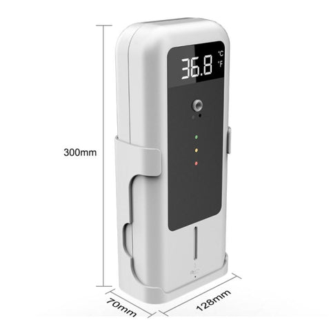 Termometro a infrarossi YAD-001 + Dispenser automatico per sterilizzazione con sensore a infrarossi con supporto per treppiede, YAD-001