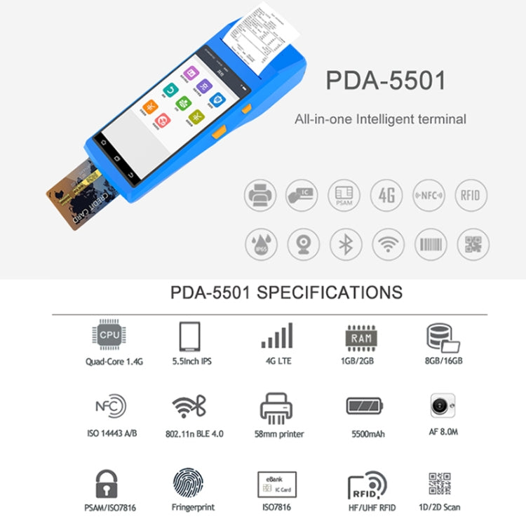 Multi-Function All-in-One Intelligent Terminal for