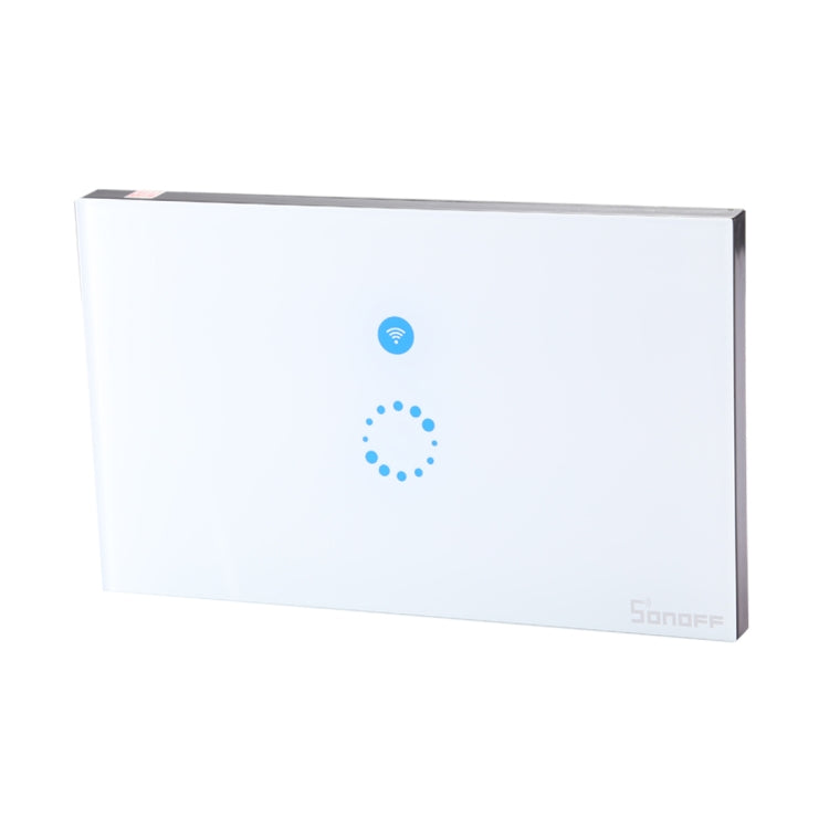 Sonoff  Touch 120mm 1 Gang Tempered Glass Panel Wall Switch Smart Home Light Touch Switch, Compatible with Alexa and Google Home, AC 90V-250V 400W 2A   ...