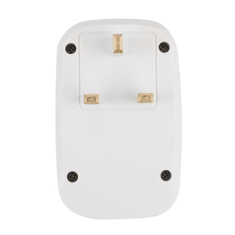 Presa per adattatore di alimentazione per caricabatterie da viaggio USB doppio NK-823 da 2000 W, spina UK