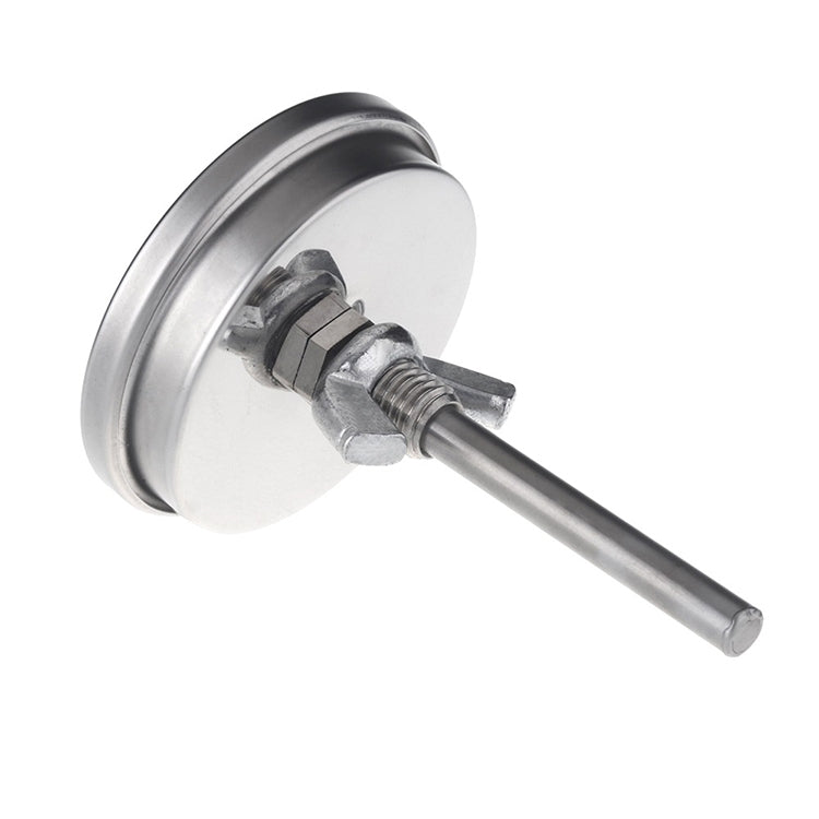 Termometri da forno in acciaio inossidabile BBQ Smoker Pit Grill Termometro bimetallico Indicatore di temperatura Strumenti di cottura con doppio display e vetro antiappannamento, WSS-411