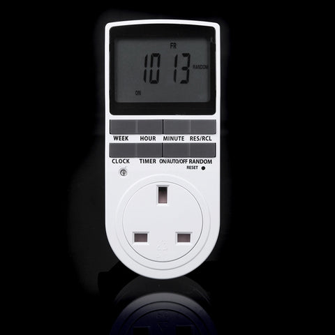 Presa Smart UK AC 230V con Display LCD e Timer Programmabile