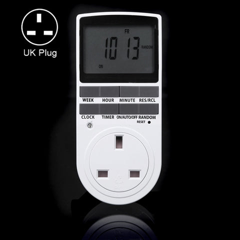 Presa Smart UK AC 230V con Display LCD e Timer Programmabile