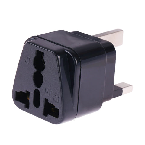 Batterie de voyage avec adaptateur d'alimentation à pression universelle portable à prise britannique avec fusible, prise britannique (avec fusible)