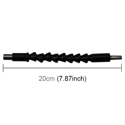 Cacciavite elettrico per trapano ricaricabile in plastica Aste di perforazione per coppia di torsione con albero flessibile dedicato, Lunghezza: 20 cm, Length: 20cm