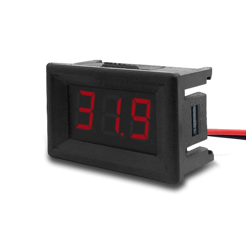 Misurateur de tension numérique à 3 fils de 10 pièces de 0,36 pouces avec pouce, affichage en couleur, tension de mise à niveau : DC 0-100 V