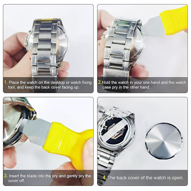 2 in 1 Watch Back Cover Repair Tool with Knife Opener