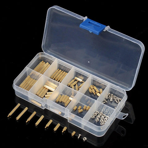 Distance pour pilier à colonne tondo maschio femmina zigrinato en ottone M2 de 120 pièces par fiche PCB, M2