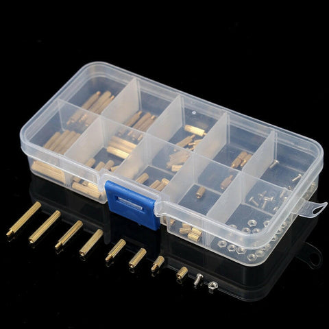 Distance pour pilier à colonne tondo maschio femmina zigrinato en ottone M2 de 120 pièces par fiche PCB, M2