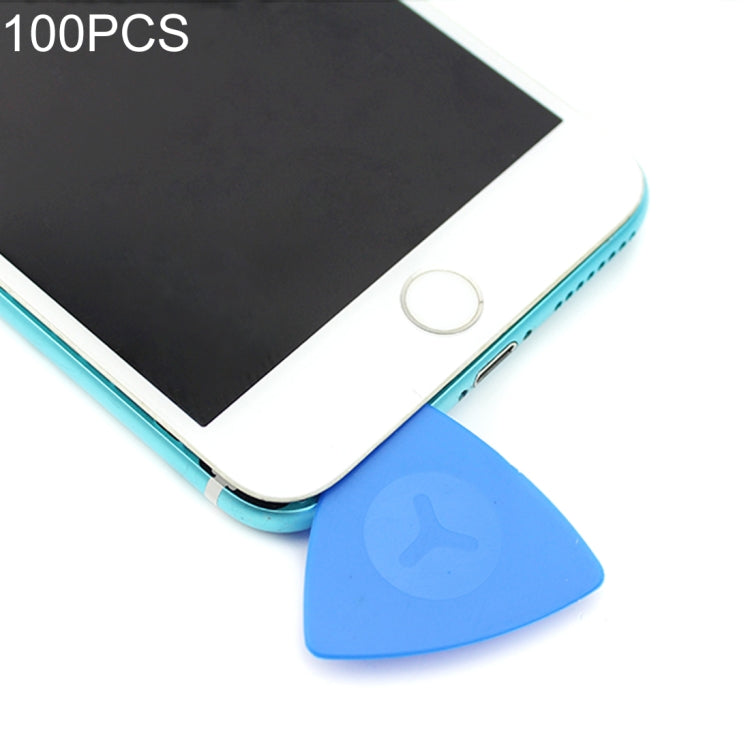 100 PCS Plastic Phone Repair Triangle Opening Picks - P8818