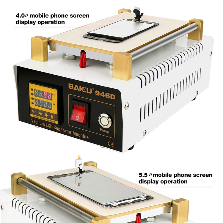 Baku BK-946D 200W Vacuum LCD Touch Panel Separator Tool