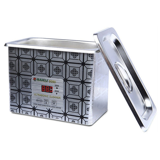 baku-bk-3050-pulitore-a-ultrasuoni-con-display-lcd-regolabile-da-35-w-50-w-08-litri-ca-110-v-bk-3050-35w-50w-0-8l-110v - immagine 1