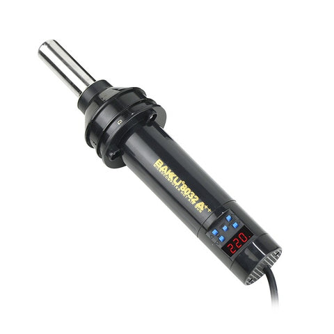 Pistolet à air chaud avec écran LED BAKU BK-8032A++ AC 220V 450W, rotation européenne, BK-8032A++ AC 220V 450W