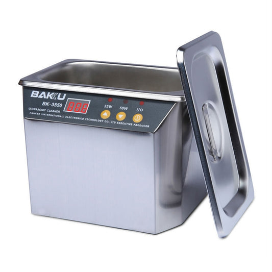 baku-bk-3550-pulitore-a-ultrasuoni-con-display-lcd-regolabile-da-35-w-50-w-08-litri-ca-110-v-presa-americana-bk-3550-35w-50w-0-8l-110v - immagine 1