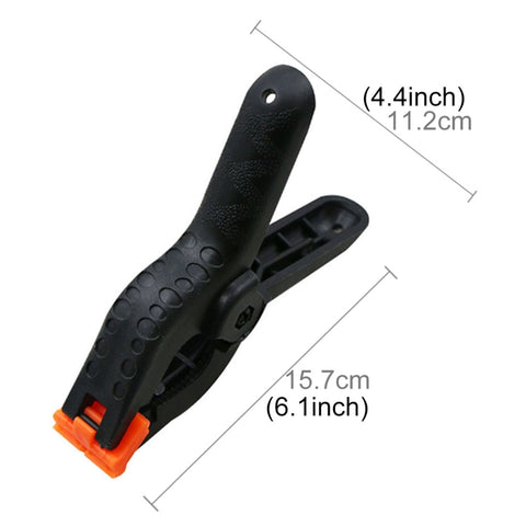 Morsetto a molla di supporto par clip in nylon de 5 pezzi par studio photo pour la travail du bois, longueur : 157 mm, longueur : 157 mm