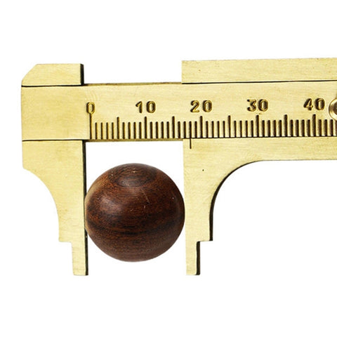 Mini calibro portatile scorrevole in ottone da 100 mm con perlina a nonio, 100mm