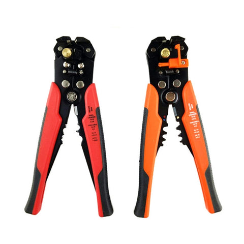 Pinza spelafili per cavi multifunzionale 5 in 1, pinza per piegare i terminali autoregolanti, pinza spelafili, consegna colore casuale, 5 in 1