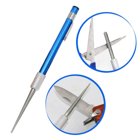 Affilacoltelli pour ami de pêche en acciaio al carbonio diamantato Accessoires de cuisine portable Bastone pour affilare multiuso, Sharpener Stick