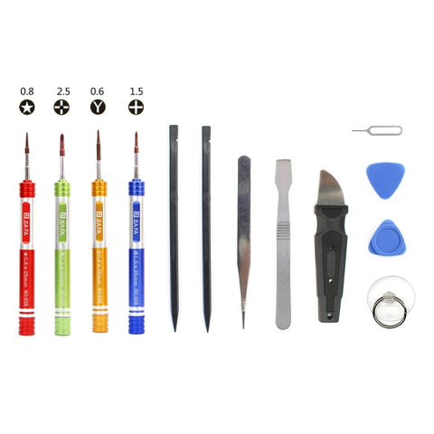 JIAFA JF-878 Ensemble d'instruments de réparation 13 en 1 pour iPhone / Samsung / Xiaomi, JF-878