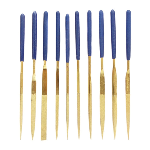 JF-170407 Set d'instruments pour groupes de chaux par plaque en or 10 en 1 3x140 mm, JF-170407