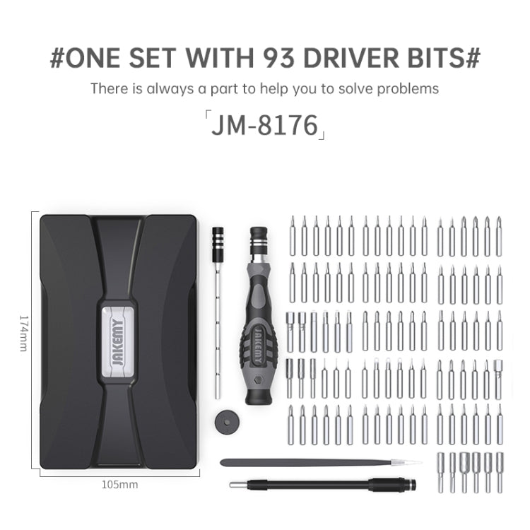 106-in-1 Watch and Phone Repair Tool Kit - JAKEMY JM-8176