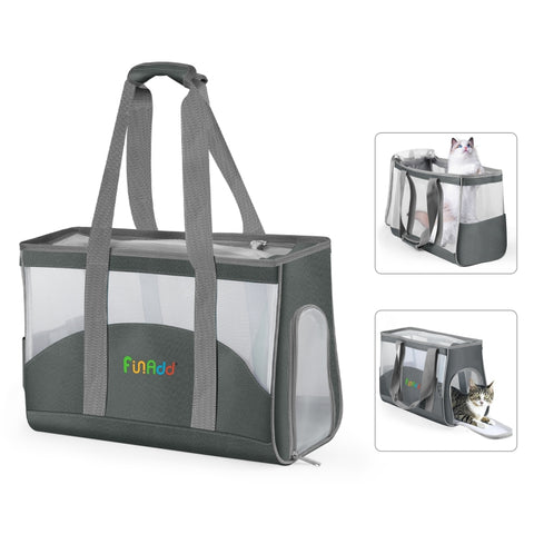 Borsa a Tracolla Portatile e Traspirante per Animali Domestici FUNADD