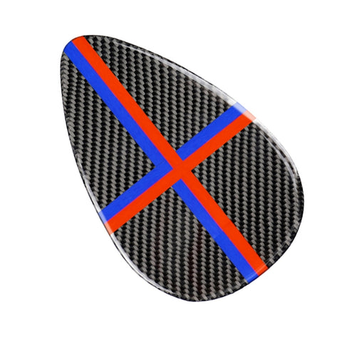 Adhésif décoratif en fibre de carbone pour panneau de console, instrument telaio F couleur rouge bleu pour BMW Mini Cooper JCW One F56 / F55 / F54, pour BMW Mini Cooper JCW One F56 (couleur rouge bleu)
