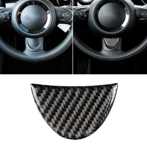 Adhésif décoratif en fibre de carbone pour volant de voiture pour BMW Mini R53 / R55 / R57 / R58 / R59 / R60 / R50 / R52 / F55 / F56, pour BMW Mini R53