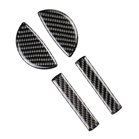 4 pezzi auto F telaio maniglia porta adesivo decorativo in fibra di carbonio per BMW Mini Cooper Clubman Countryman F55 / F54 / F60, For BMW Mini F60 - Novalix Store
