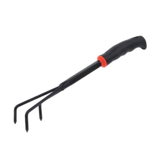 attrezzo-da-giardinaggio-rastrello-per-erba-a-3-denti-3-tooth-grass-rake - immagine 1
