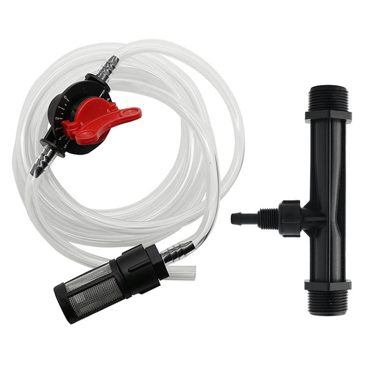 Kit Applicatore di Fertilizzante Venturi G1/2 con Cannuccia Filtrante