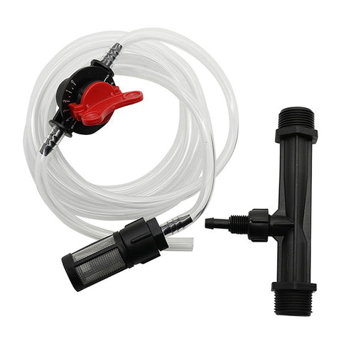Kit applicateur d'engrais Venturi G3/4 Kit d'engrais et cannuccia filtrante avec connecteur à soi point, avec connecteur à six points