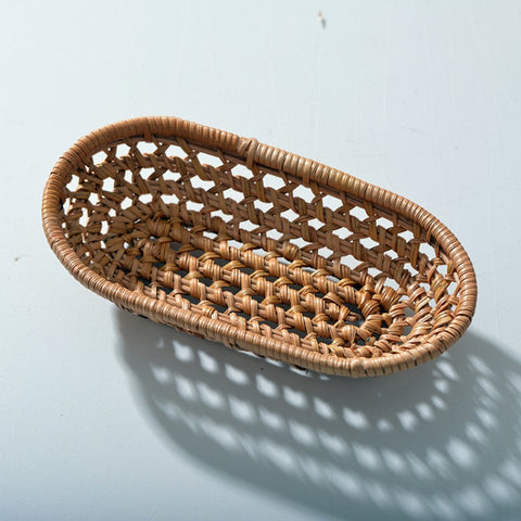 Cestino Porta Asciugamani Piccolo in Rattan Intrecciato - GP36