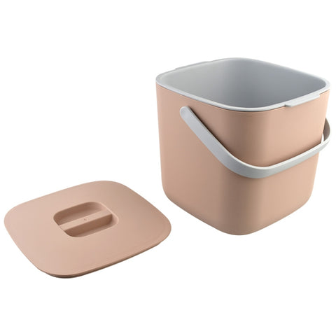 Pattumiera da cucina creativa per la casa con coperchio. Semplice classificazione della moda. Bidone della spazzatura. Bidone del filtro per i residui