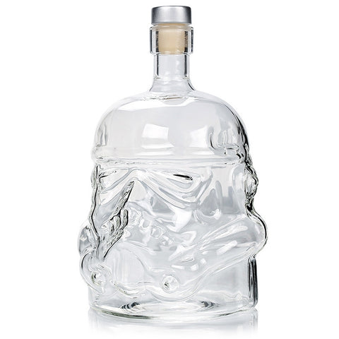 Decanter in vetro trasparente per vino e vodka - Capacità 650 ml -