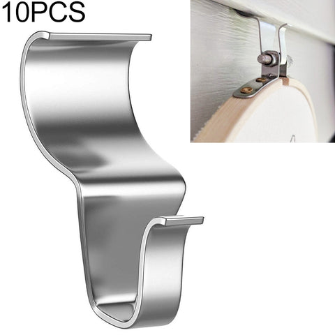 Gancio da parete nascosto in acciaio inossidabile da 10 pezzi Appendiabiti creativi non perforati, Non Perforated Hanger