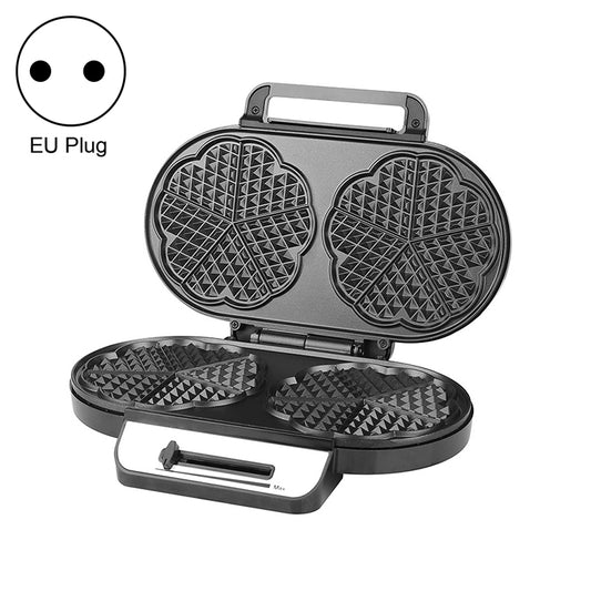 Macchina per Waffle Elettrica per Uso Domestico con Doppia Piastra -
