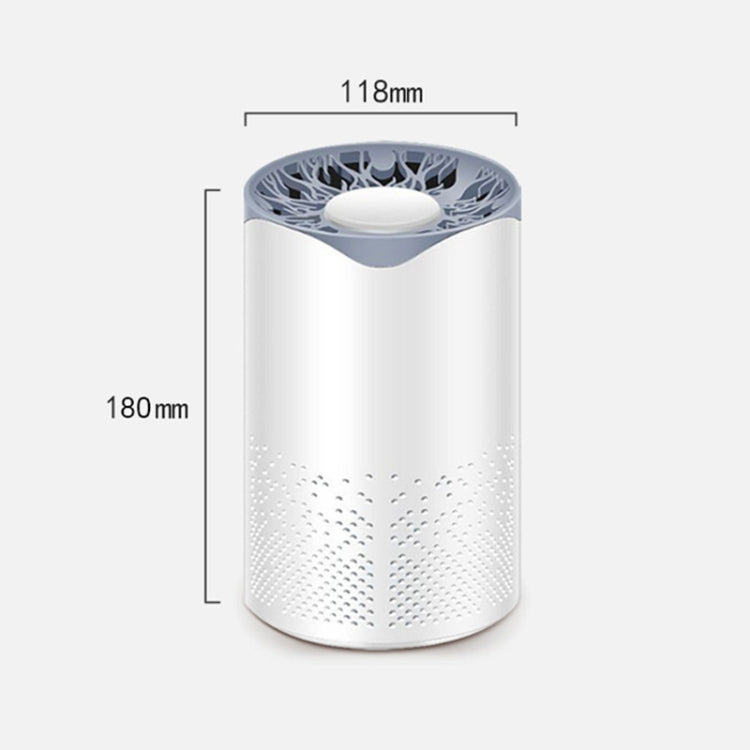Umidificatore d'aria per casa auto con purificatore d'aria anionico per sterilizzazione UV quadrato portatile, Square UV Sterilization