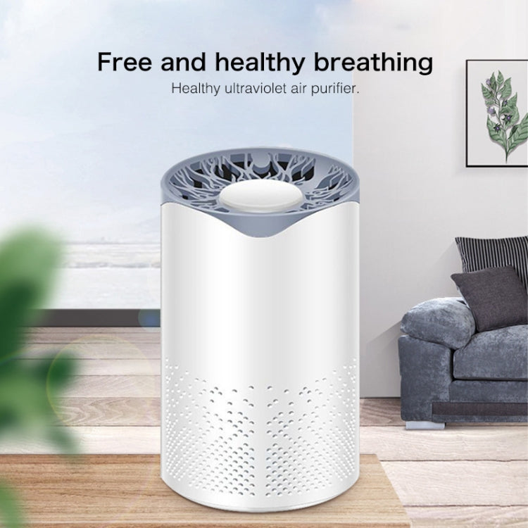 Umidificatore d'aria per casa auto con purificatore d'aria anionico per sterilizzazione UV quadrato portatile, Square UV Sterilization