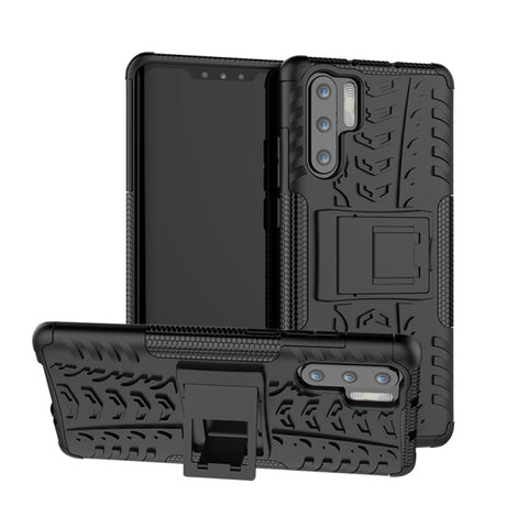 Custodia antiurto in TPU+PC con texture pneumatici per Huawei P30 Pro, con supporto, For Huawei P30 Pro