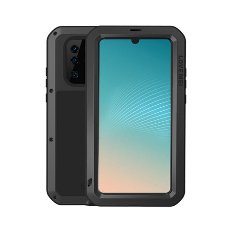 LOVE MEI Custodia combinata potente antipolvere antiurto antispruzzo metallo + silicone per Huawei P30 Pro, Huawei P30 Pro
