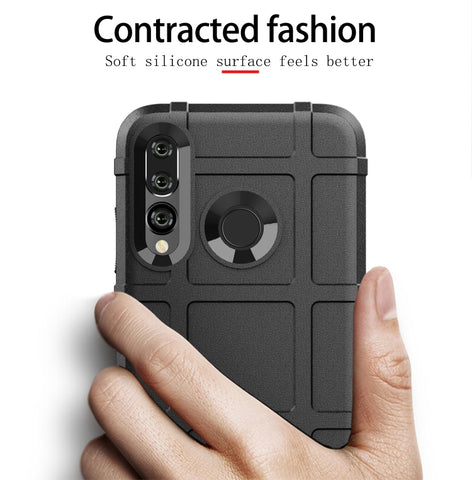 Custodia protettiva in silicone a copertura totale con scudo robusto antiurto per Huawei P Smart+ 2019, For Huawei P Smart+ 2019, Huawei P Smart+ 2019