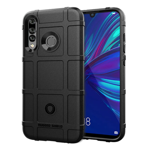 Custodia protettiva in silicone a copertura totale con scudo robusto antiurto per Huawei P Smart+ 2019, For Huawei P Smart+ 2019, Huawei P Smart+ 2019