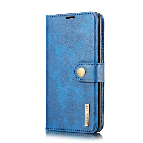 DG.MING Custodia in pelle magnetica staccabile con texture Crazy Horse per Huawei P30 Lite, con supporto, slot per carte e portafoglio, For Huawei P30 Lite, Huawei P30 Lite