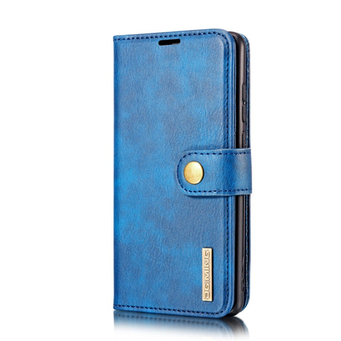 DG.MING Custodia in pelle magnetica staccabile con texture Crazy Horse per Huawei P30, con supporto, slot per carte e portafoglio, For Huawei P30, Huawei P30