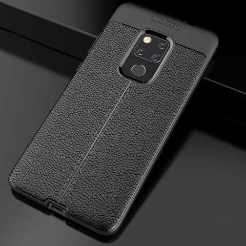 Custodia antiurto in TPU con texture Litchi per Huawei Mate 20, For Huawei Mate 20, Huawei Mate 20, For Mate 20