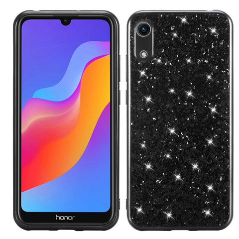 Housse en TPU antiurto avec poudre scintillante pour Huawei Honor Play 8A, pour Huawei Honor Play 8A